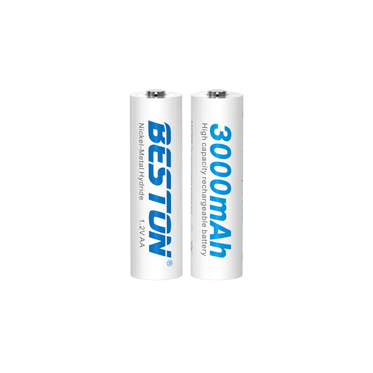 باتری قلمی شارژی بستون Beston AA 3000mAh بسته ۲ عددی
